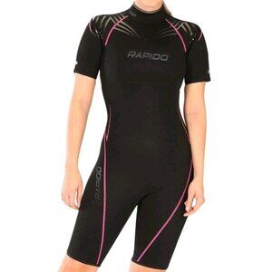 Rapido Equator Shirty 2.5mm Women Shorty Wetsuit Size M 3D Anatomical Sculpting